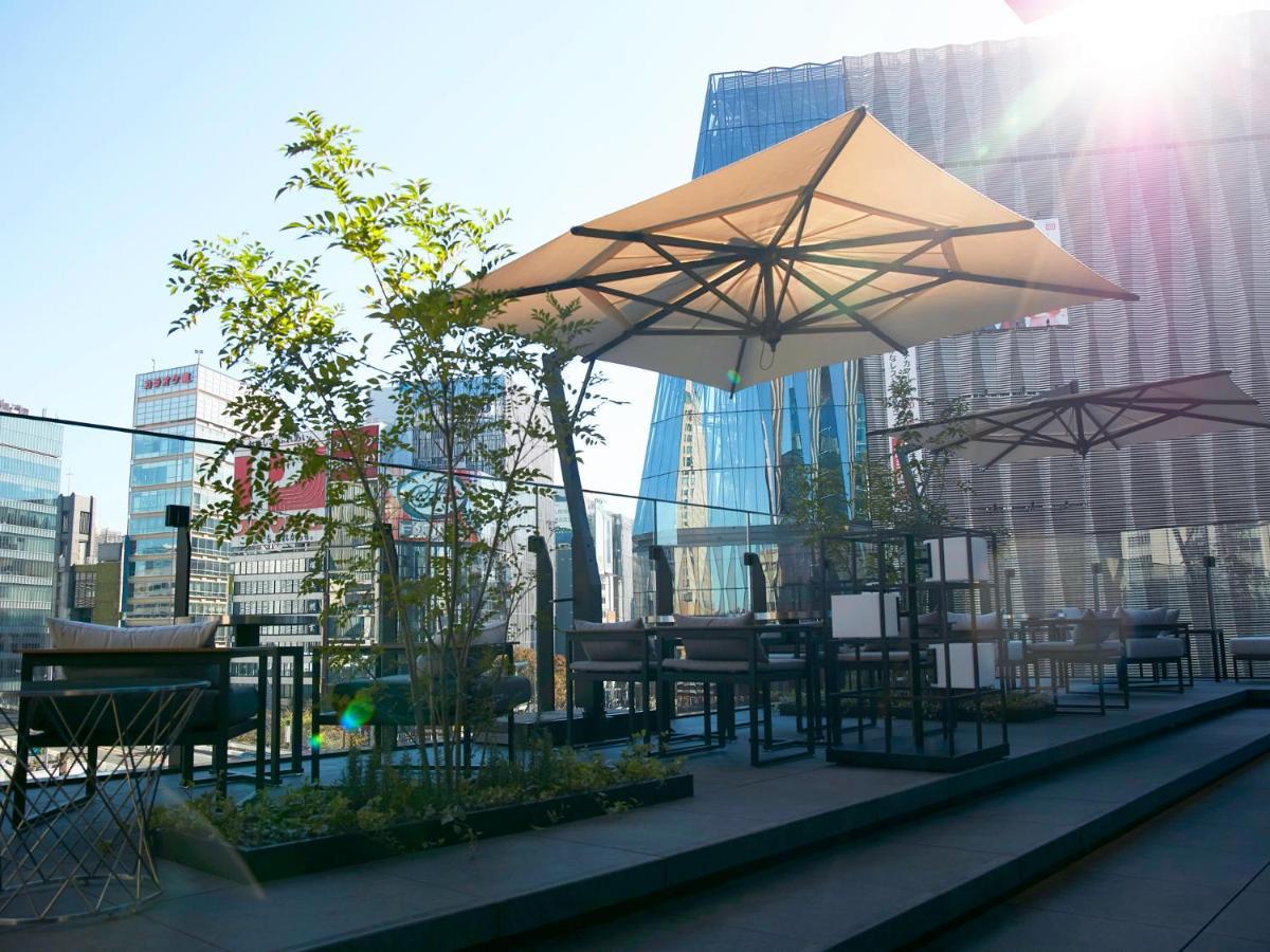 The Gate Hotel Tokyo By Hulic Kültér fotó The rooftop garden