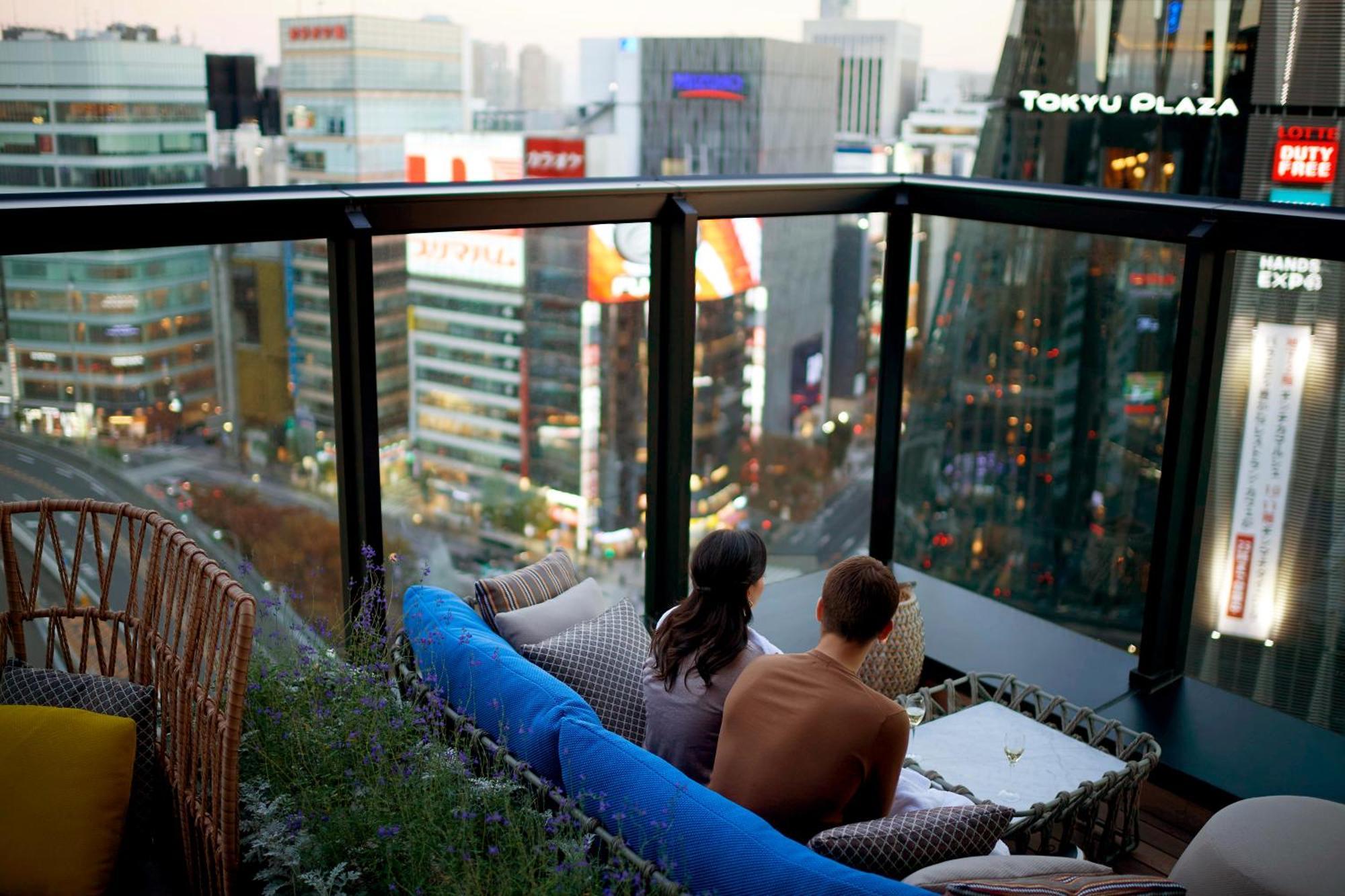 The Gate Hotel Tokyo By Hulic Kültér fotó View from the Sky Bar